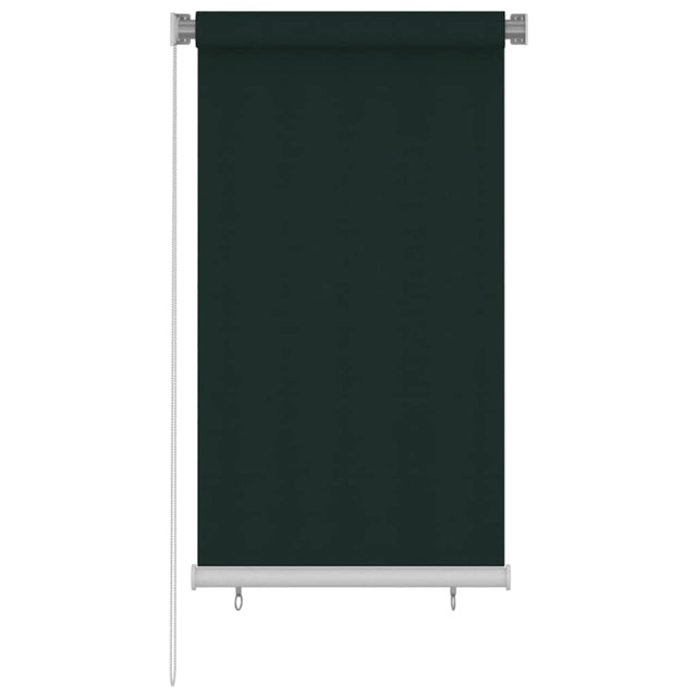 Vidaxl rolgordijn voor buiten 85(b)x140(h) cm hdpe donkergroen