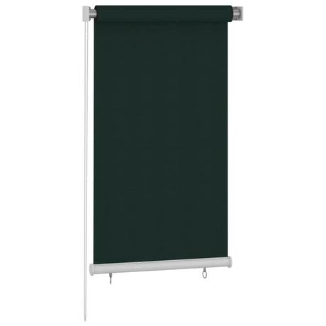 Vidaxl rolgordijn voor buiten 85(b)x140(h) cm hdpe donkergroen