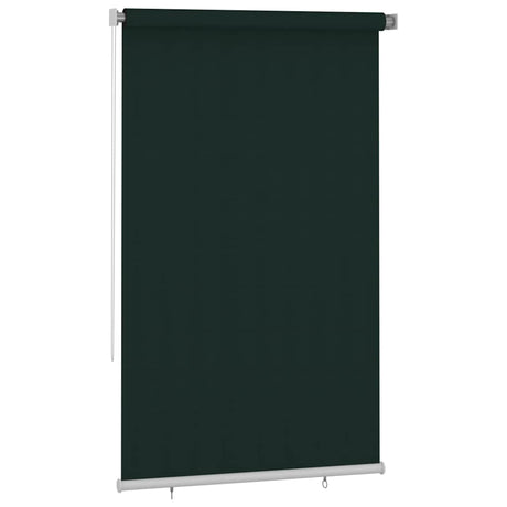 Vidaxl rolgordijn voor buiten 145(b)x230(h) cm hdpe donkergroen