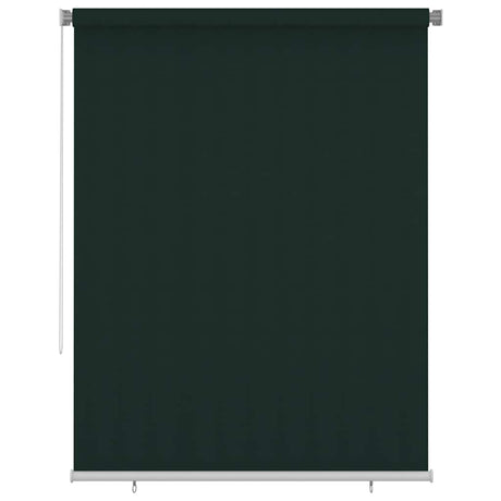 Vidaxl rolgordijn voor buiten 185(b)x230(h) cm hdpe donkergroen