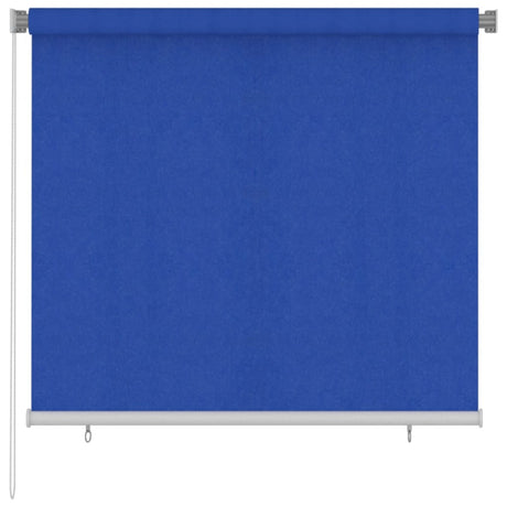 Vidaxl rolgordijn voor buiten 165(b)x140(h) cm hdpe blauw