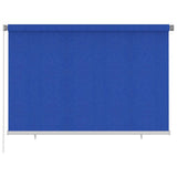 Vidaxl rolgordijn voor buiten 225(b)x140(h) cm hdpe blauw