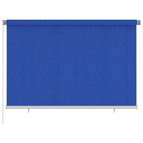 Vidaxl rolgordijn voor buiten 225(b)x140(h) cm hdpe blauw
