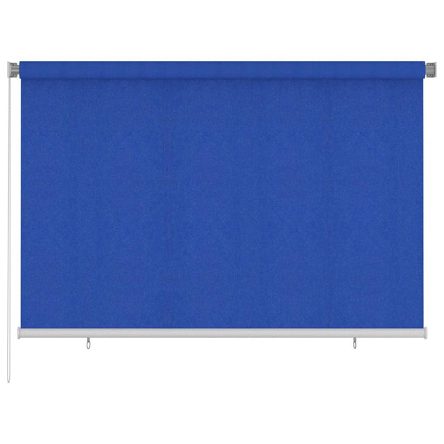 Vidaxl rolgordijn voor buiten 225(b)x140(h) cm hdpe blauw