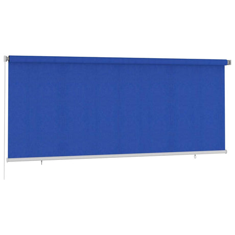 Vidaxl rolgordijn voor buiten 355(b)x140(h) cm hdpe blauw