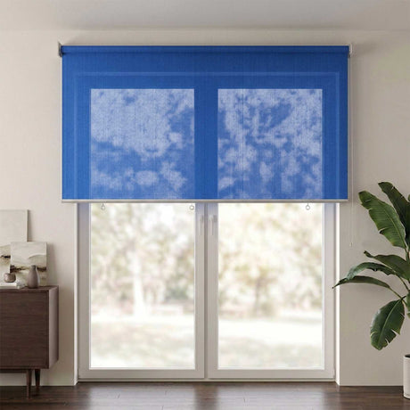 Vidaxl Roller Blind für äußere 160x230 cm HDPE Blau