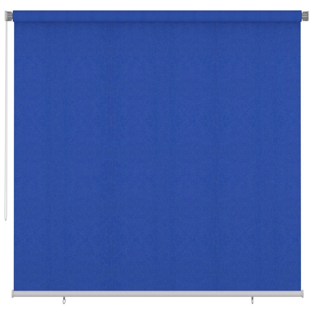 Vidaxl rolgordijn voor buiten 245(b)x230(h) cm hdpe blauw