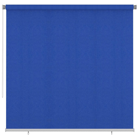 Vidaxl rolgordijn voor buiten 245(b)x230(h) cm hdpe blauw
