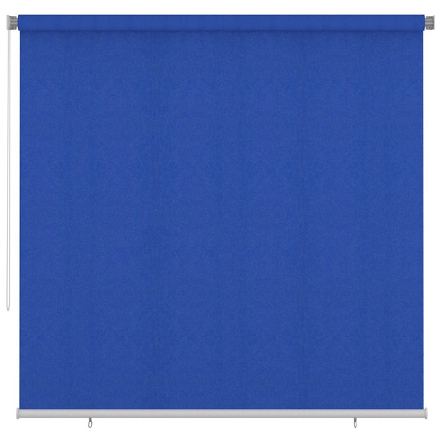 Vidaxl rolgordijn voor buiten 245(b)x230(h) cm hdpe blauw