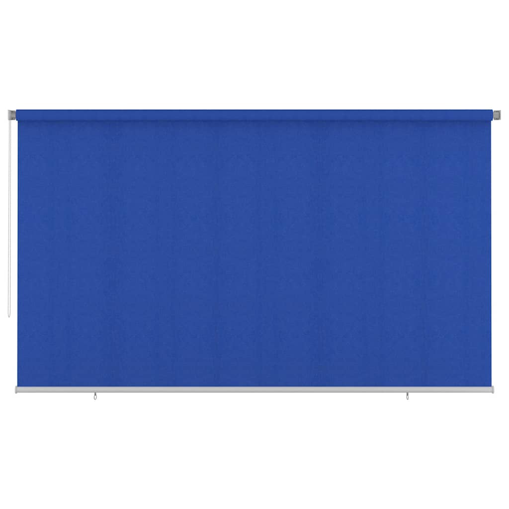 Vidaxl rolgordijn voor buiten 405(b)x230(h) cm hdpe blauw