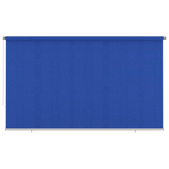 Vidaxl rolgordijn voor buiten 405(b)x230(h) cm hdpe blauw