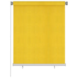 Vidaxl Roller Blind für außen 120 x 140 cm HDPE Gelb