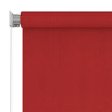 Vidaxl Roller Blind für äußere 80x140 cm HDPE -Rot