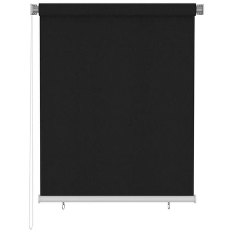 Vidaxl Roller Blind für außerhalb 120x140 cm schwarz