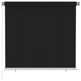 Vidaxl rolgordijn voor buiten 165(b)x140(h) cm zwart