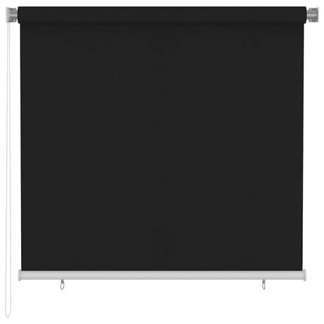 Vidaxl rolgordijn voor buiten 165(b)x140(h) cm zwart