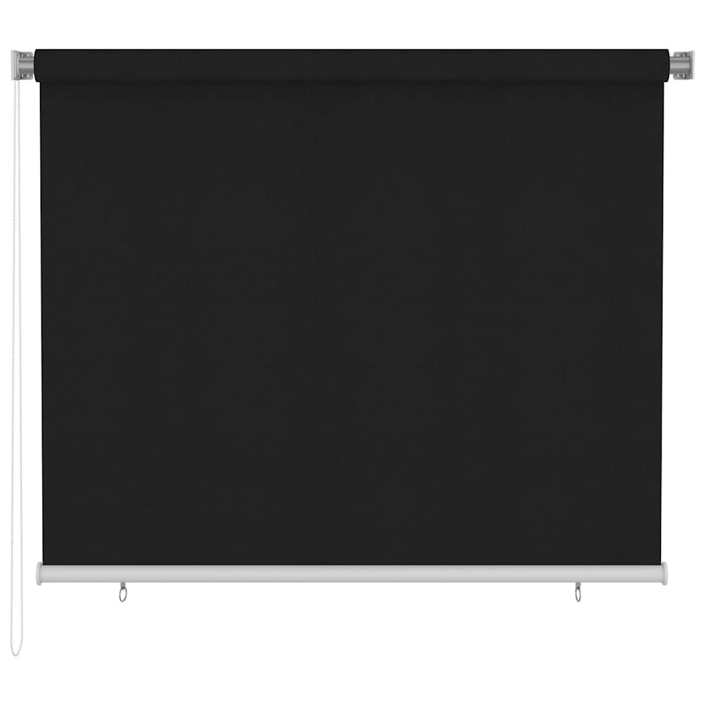 Vidaxl rolgordijn voor buiten 185(b)x140(h) cm zwart