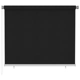 Vidaxl rolgordijn voor buiten 185(b)x140(h) cm zwart