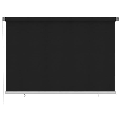 Vidaxl rolgordijn voor buiten 225(b)x140(h) cm zwart