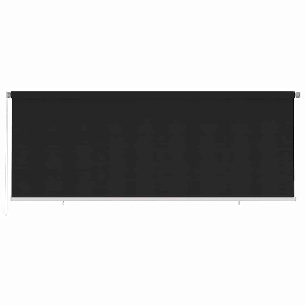 Vidaxl rolgordijn voor buiten 405(b)x140(h) cm hdpe zwart