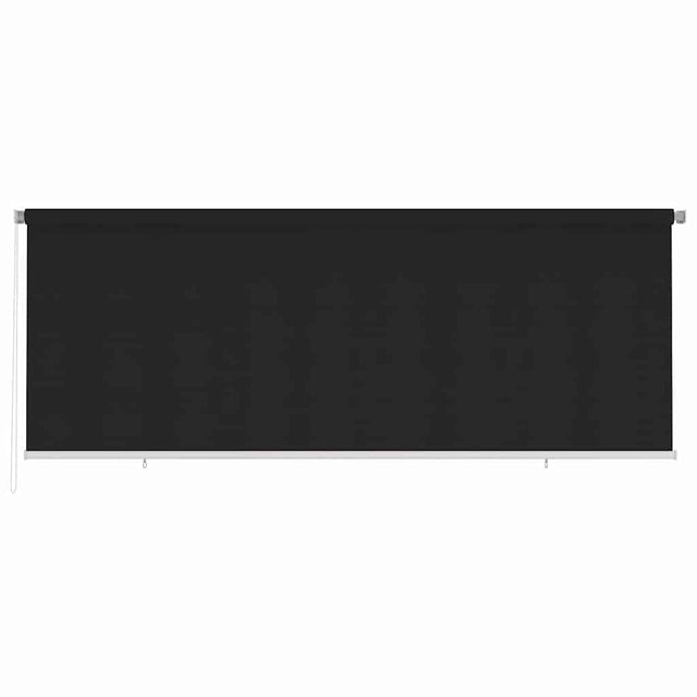 Vidaxl rolgordijn voor buiten 405(b)x140(h) cm hdpe zwart