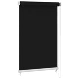 Vidaxl rolgordijn voor buiten 185(b)x230(h) cm zwart