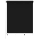 Vidaxl rolgordijn voor buiten 245(b)x230(h) cm zwart