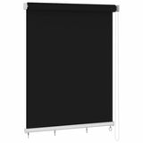 Vidaxl rolgordijn voor buiten 245(b)x230(h) cm zwart