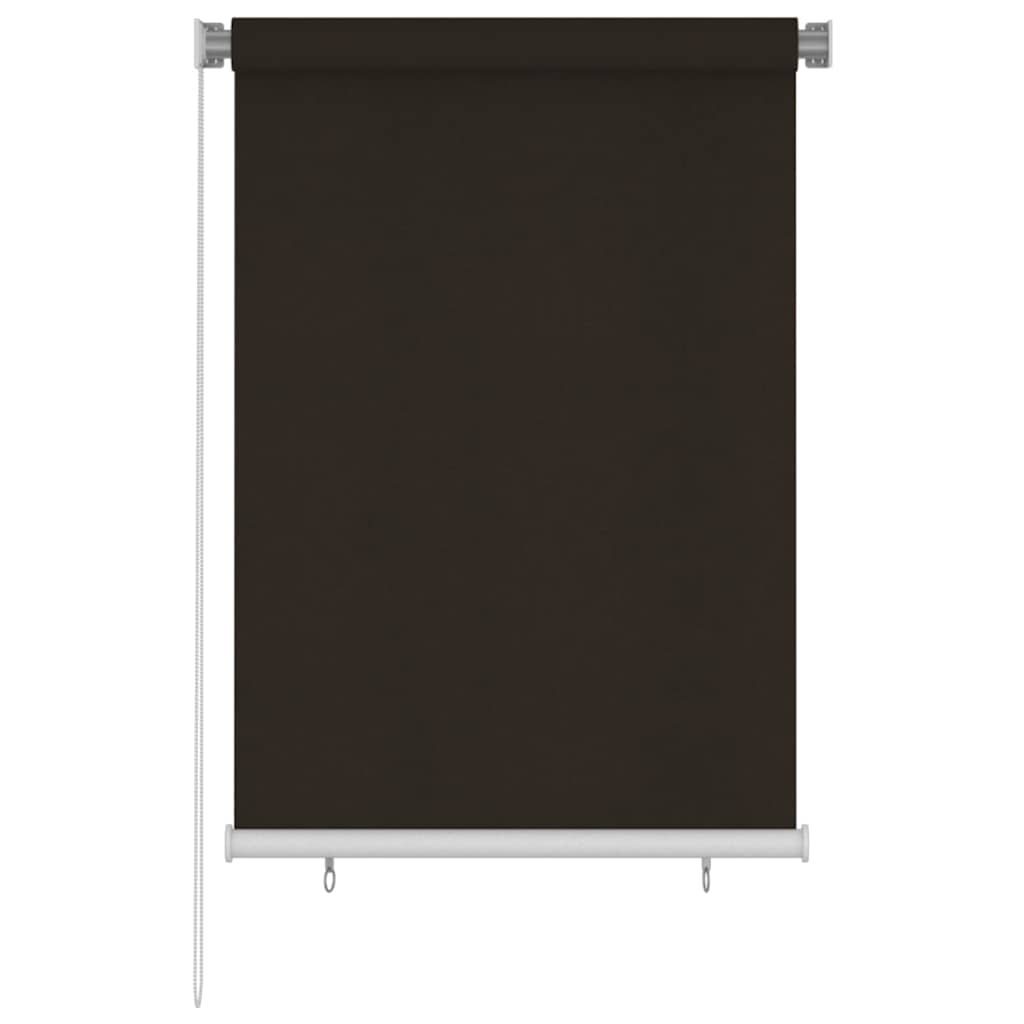 Vidaxl rolgordijn voor buiten 105(b)x140(h) cm hdpe bruin