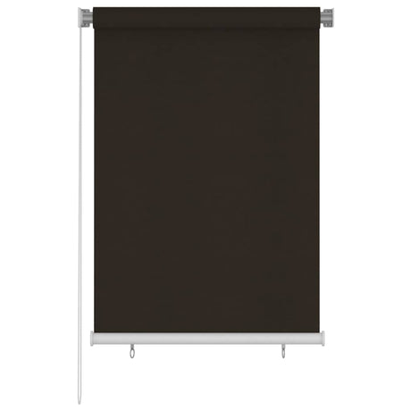 Vidaxl rolgordijn voor buiten 105(b)x140(h) cm hdpe bruin