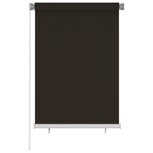 Vidaxl rolgordijn voor buiten 105(b)x140(h) cm hdpe bruin