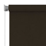 Vidaxl rolgordijn voor buiten 105(b)x140(h) cm hdpe bruin
