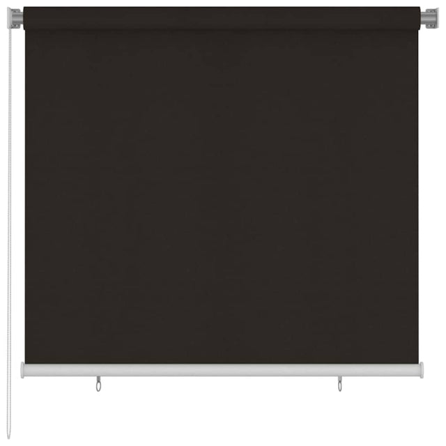 Vidaxl rolgordijn voor buiten 165(b)x140(h) cm hdpe bruin