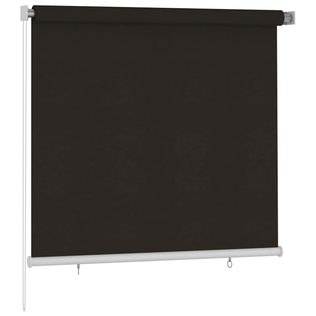 Vidaxl rolgordijn voor buiten 165(b)x140(h) cm hdpe bruin