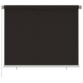Vidaxl rolgordijn voor buiten 185(b)x140(h) cm hdpe bruin