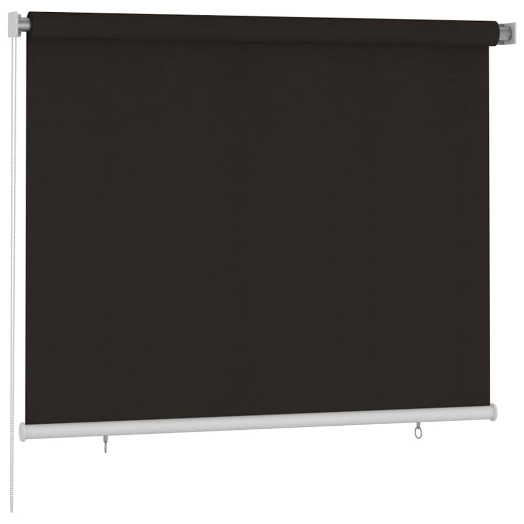 Vidaxl rolgordijn voor buiten 185(b)x140(h) cm hdpe bruin