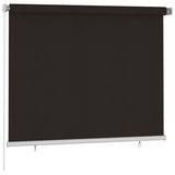 Vidaxl rolgordijn voor buiten 185(b)x140(h) cm hdpe bruin