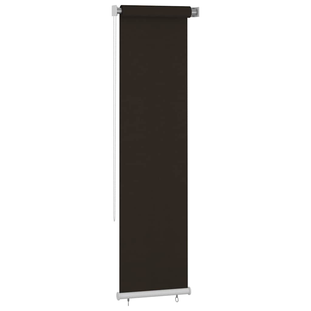 Vidaxl rolgordijn voor buiten 65(b)x230(h) cm hdpe bruin
