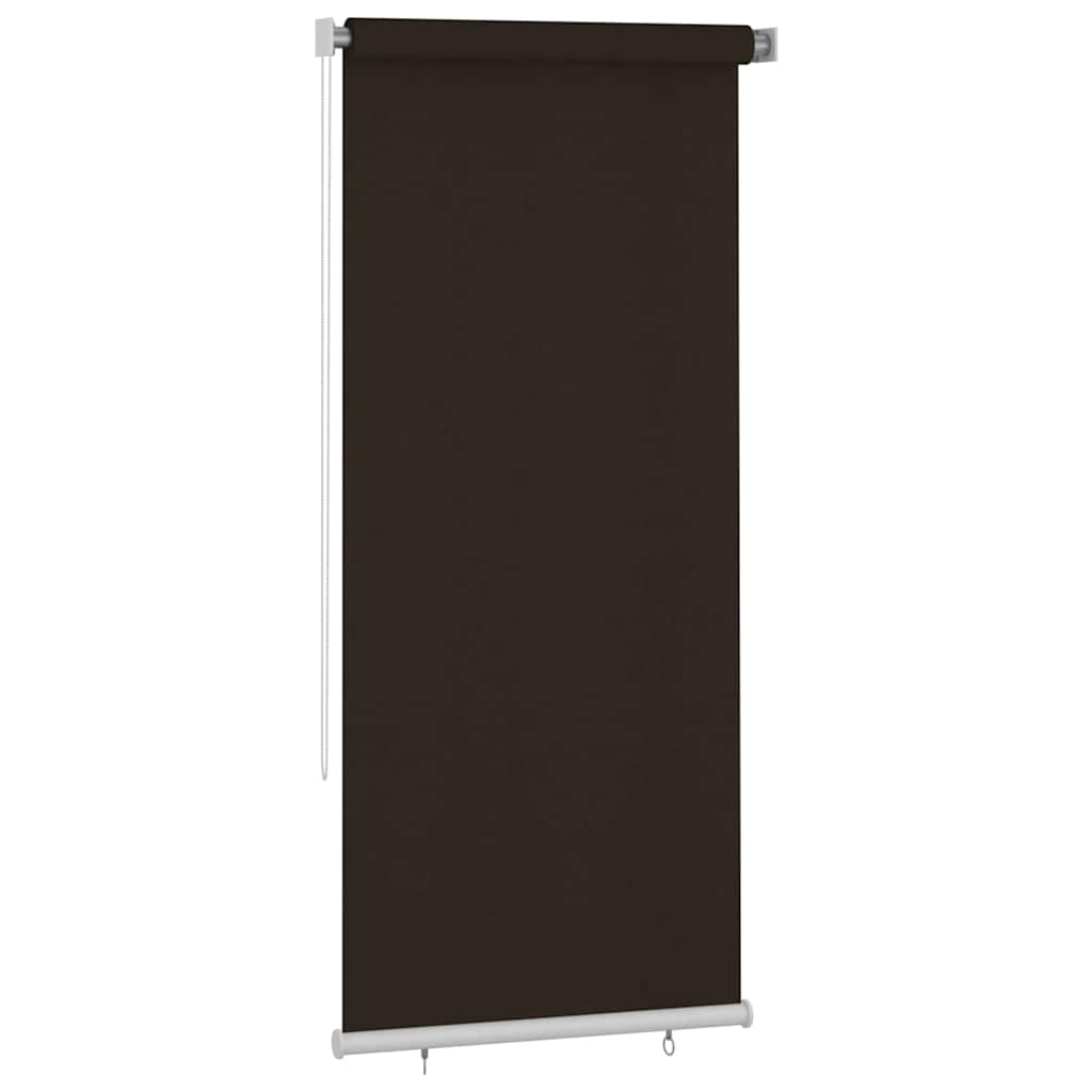 Vidaxl rolgordijn voor buiten 105(b)x230(h) cm hdpe bruin