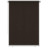 Vidaxl rolgordijn voor buiten 165(b)x230(h) cm hdpe bruin