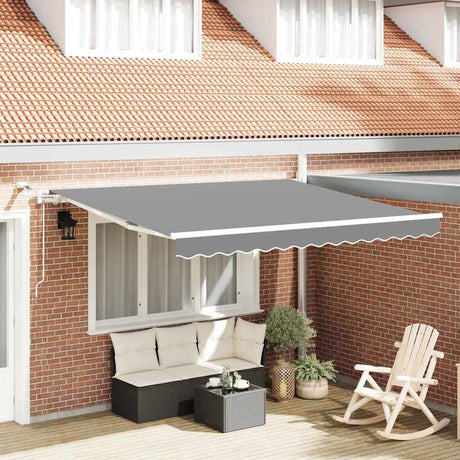 Vidaxl zijde frame met led-striplichten wit 350 x 250 cm aluminium