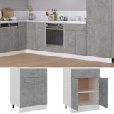 Vidaxl onderkast met lade 60x46x81,5 cm bewerkt hout betongrijs