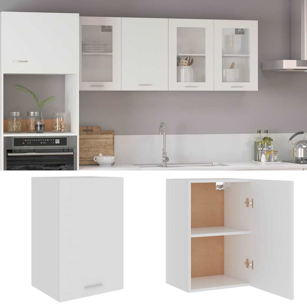Vidaxl bovenkast lyon 39,5x31x60 cm bewerkt hout wit