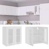 Vidaxl bovenkast lyon 60x31x60 cm bewerkt hout wit