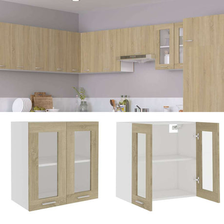 Vidaxl bovenkast lyon 60x31x60 cm bewerkt hout sonoma eikenkleurig