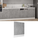 Vidaxl vaatwasserpaneel lyon 59,5x3x67 cm bewerkt hout betongrijs