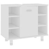 Vidaxl badkamerkast 60x32x53,5 cm bewerkt hout wit