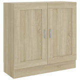 Vidaxl boekenkast 82,5x30,5x80 cm bewerkt hout sonoma eikenkleurig