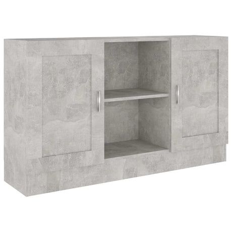 Vidaxl dressoir 120x30,5x70 cm bewerkt hout betongrijs