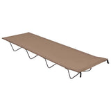 Vidaxl Campbett 180x60x19 cm Oxford Stoff und Stahltaupe
